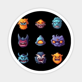 Scary Faces of Evil and Shizz Halloween Costume Magnet